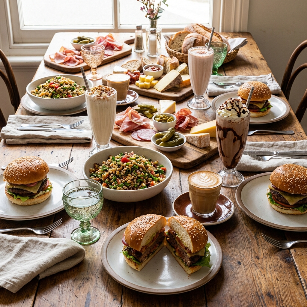 Food at Poppin Deli